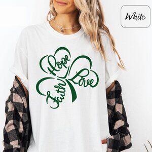 Lucky Clover Shirt, Irish Tee, Patricks Day Gift Shirt